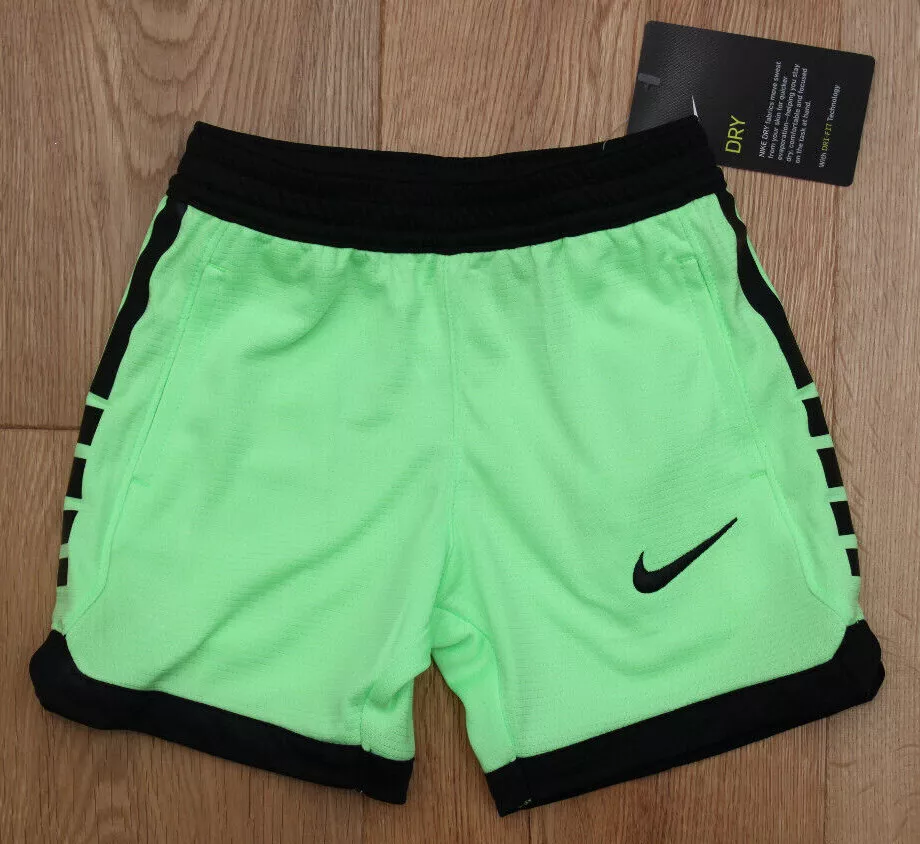 Lime green and black nike best sale shorts
