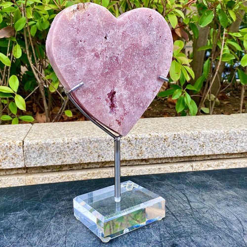 2.11LB Natural Crystal Slices - Sparkling Purple Pink Sliced Mineral Specimen - 第 1/19 張圖片