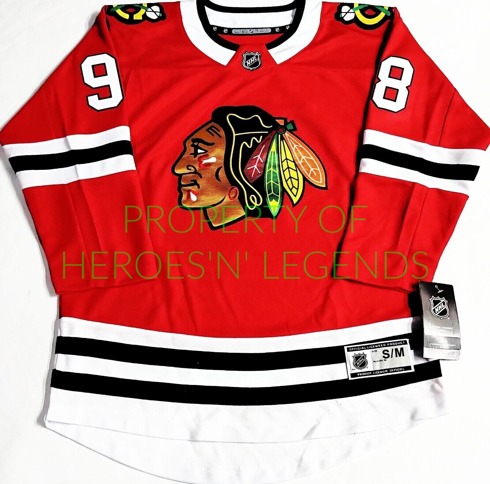 NWTYOUTHS/M CONNOR BEDARD CHICAGO BLACKHAWKS PREMIER BREAKAWAY HOCKEY