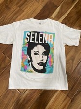 Rare SELENA T-SHIRT Size L Selena Quintanilla Out Of Print Hit Songs