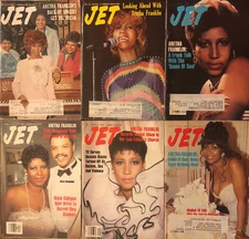 Aretha Franklin 1975-1992 JET Magazine Lot of 6 Queen Of Soul, Gospel