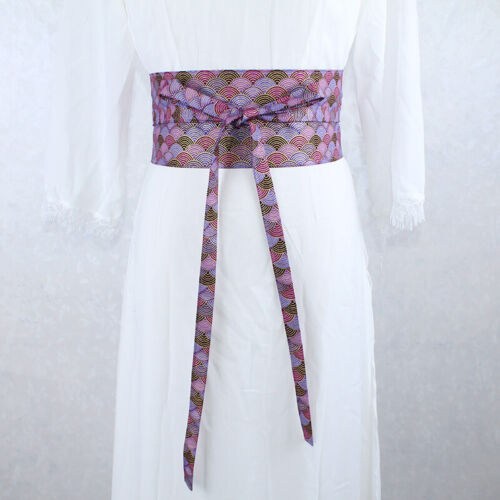 Corsetto Obi Largo Kimono Yukata Cintura Vita - Foto 1 di 17