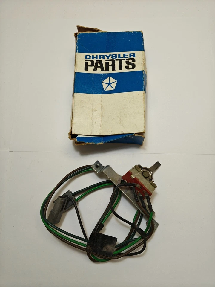 1969-1973 Dodge Plymouth Polara Monaco переключатель управления вентилятором отопителя 2884094 новый из старых запасов. - Изображение 3 из 4