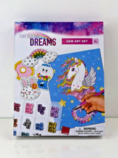 DIY Craft Diamond Painting Gem Art Kit Gift Unicorn Design Kids Girls Ages 8
