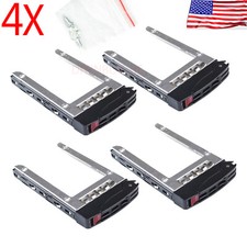 New Lots of 4 SuperMicro 2.5" Drive Tray / Caddy 01-SB16105-XX00C102 w. Screws