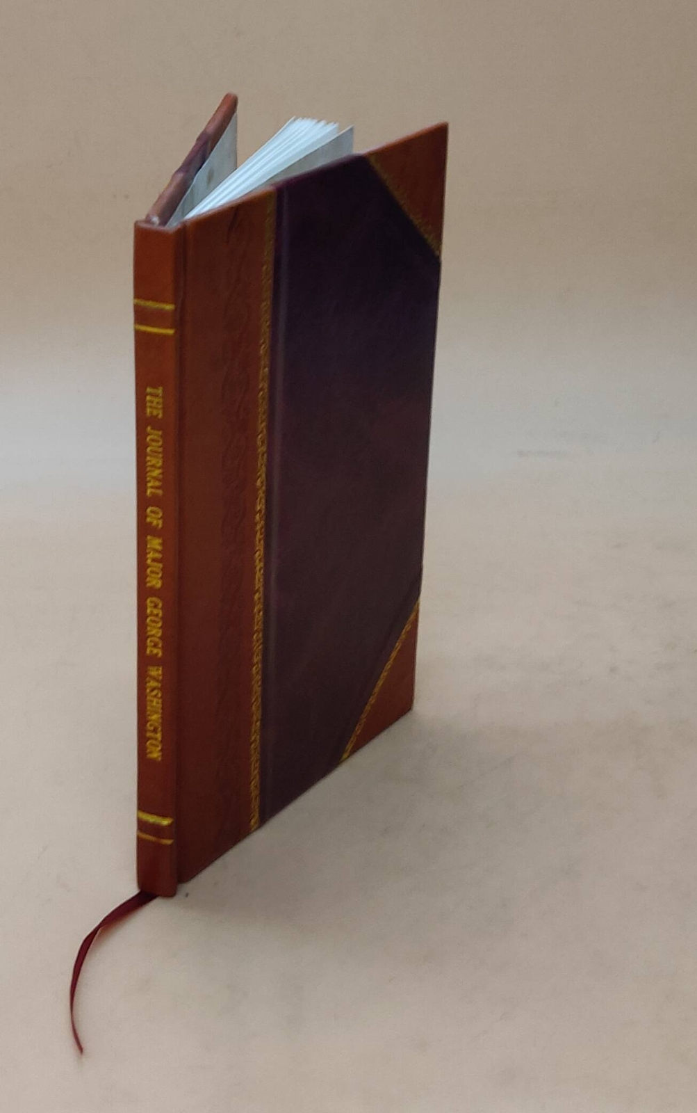 Major George Washington's Journal Leather Bound Edition by Robert
