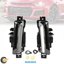 LED DRL Fog Light Daytime Running Lamp For Chevy Camaro LS LT ZL1 2016-2023 24
