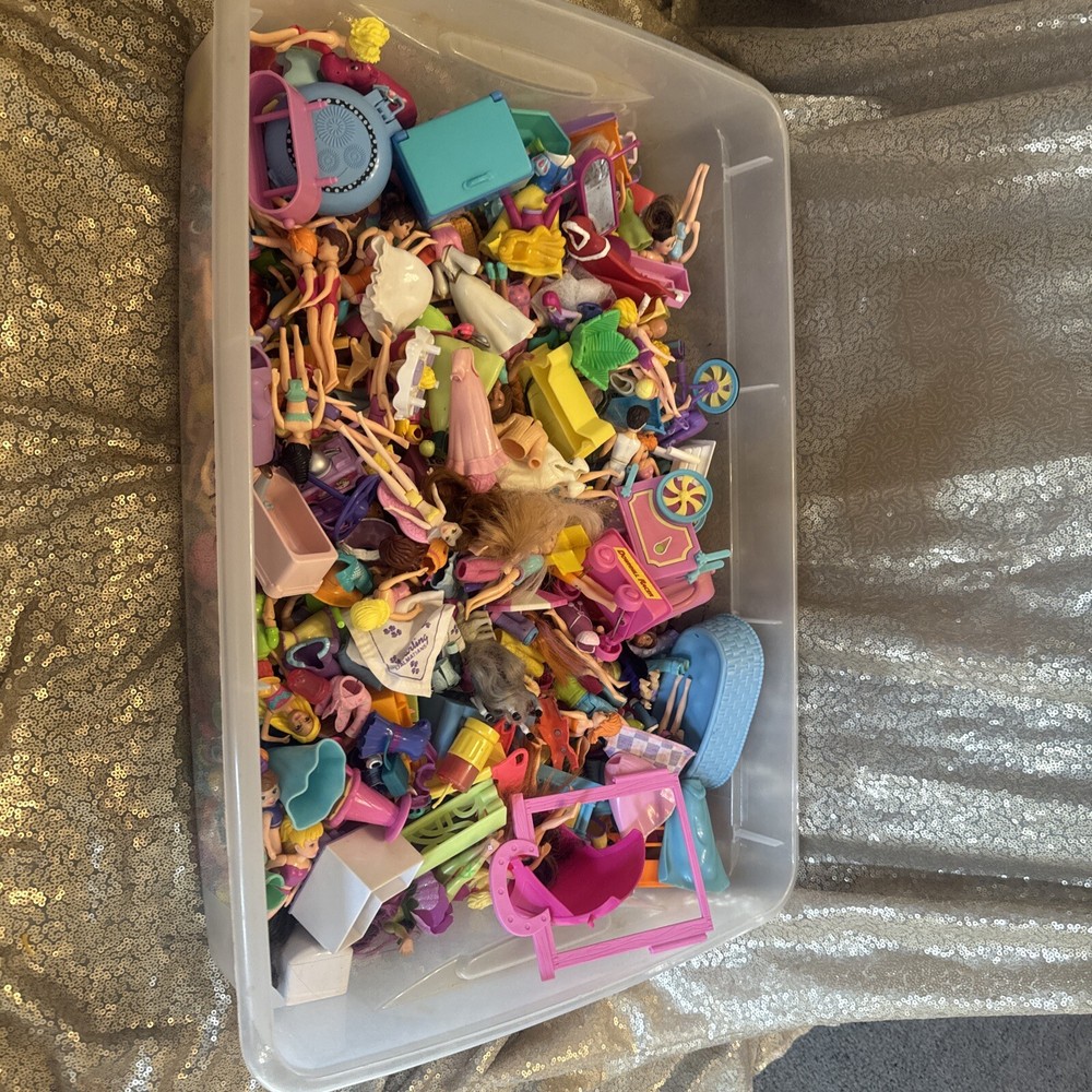 Huge Vintage Polly Pocket Lot Bluebird Disney Other Figures & Compacts Playsets