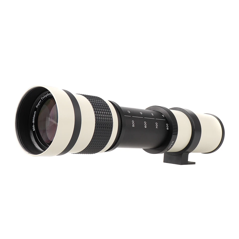 420-800mm f/8.3 Super Telephoto Zoom Lens for Canon EOS DSLR Camera 5D3 800D 70D - Image 2 of 4