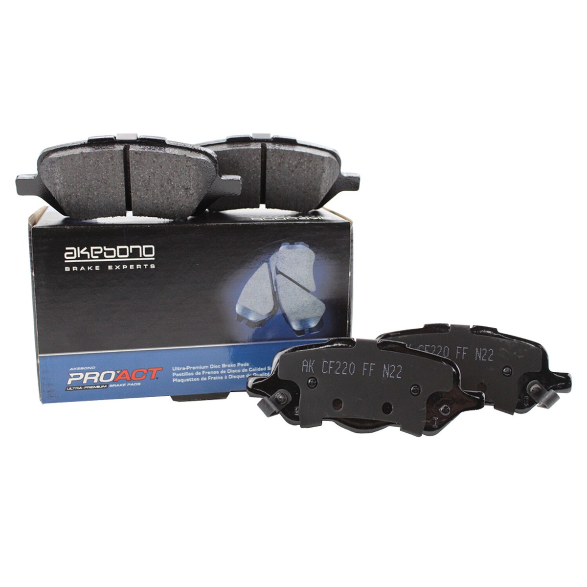 Akebono ProACT Ultra-Premium Front Brake Pads Akebono ProACT Ultra-Premium Front Brake Pads