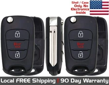 2x New Replacement Key Fob Remote SHELL / CASE For 2010 2011 2012 2013 Kia Soul