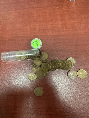 1932-D LINCOLN WHEAT CENT PENNY ROLL, HIGH GRADE!! VF! Nice hard-to-get-roll