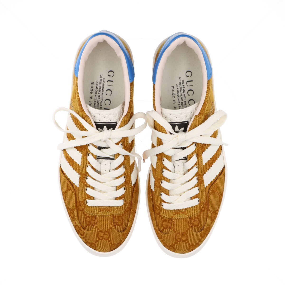 Gucci x Adidas Gazelle Canvas & Leather Sneakers 23cm Ladies Gucci x Adidas Gazelle Canvas & Leather Sneakers 23cm Ladies