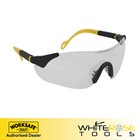 Worksafe Safety Glasses Sports Style Clear Lens Adjustable Arms PPE Work Goggles