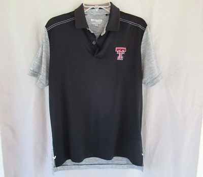 Columbia Golf men's Omni-Freeze Zero Forged polo shirt Medium black gray