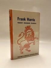 Product Image: SIGNED Robert Brainard Pearsall / FRANK HARRIS 1st Edition 1970 TEAS 103 Twayne