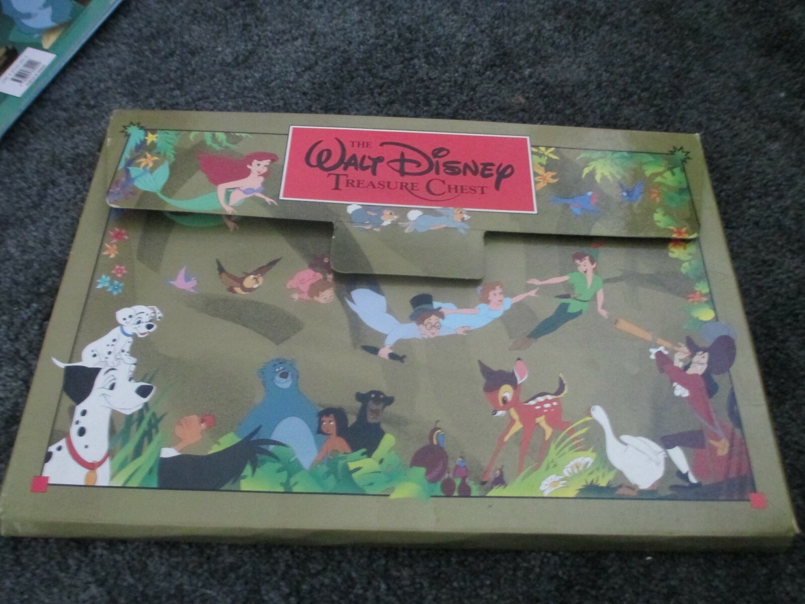 Vintage 1991 The WALT DISNEY Treasure Chest Book Collection Set of 5 Large Books eBay