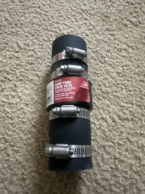 #ad #ad ACE 1 1 2quot; in line Sump Pump Check Valves #4007522 With Clamps $18.99