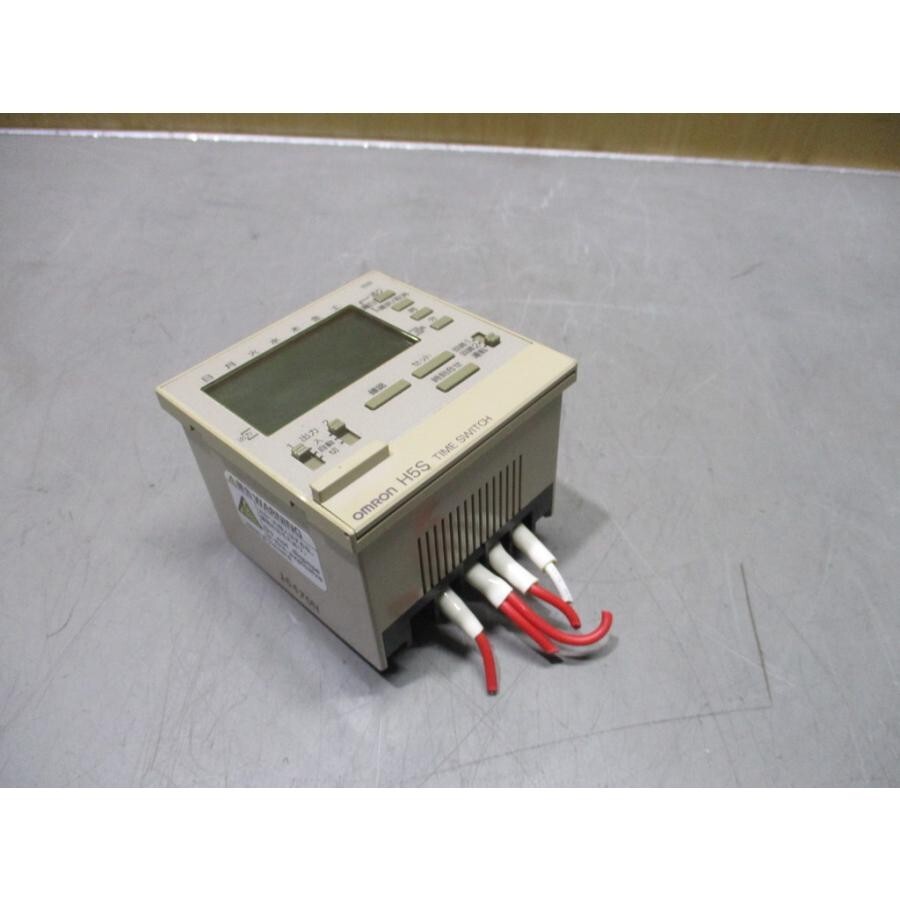Omron H5S-A タイムスイッチ 15A 250VAC 中古 OMRON H5S-A デジタル・タイムスイッチ 15A 250VAC