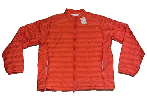 PETER MILLAR Golf ALL COURSE JACKET Men's XL Burning Sunset Orange - Picture 2 of 13