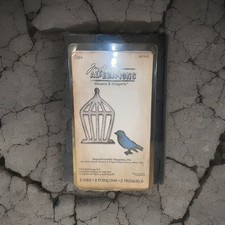 Sizzix Tim Holtz Alterations " Movers  Shapers" Mini Bird  Cage Set...
