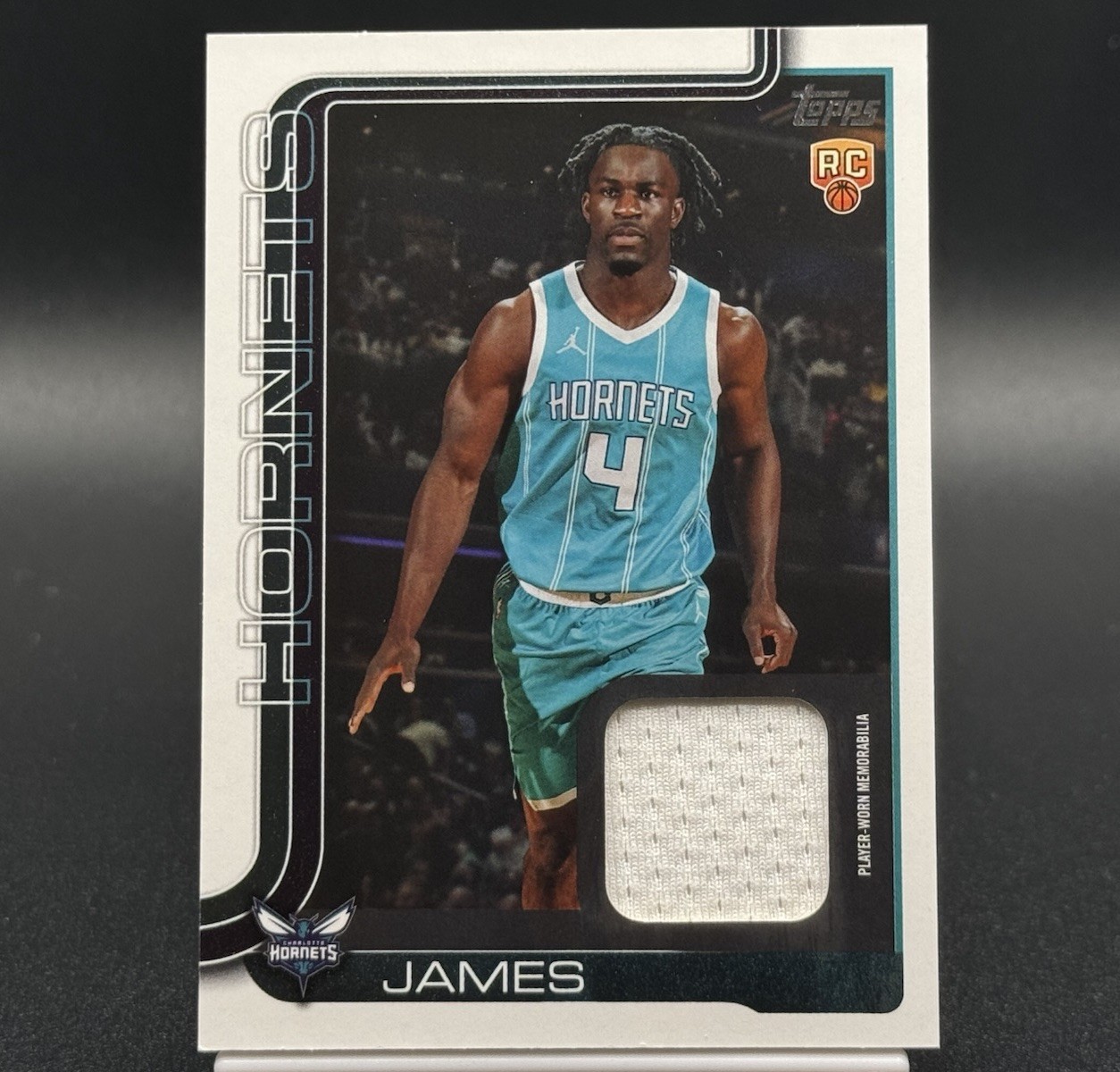 2025/26 Topps Sion James Rookie Flagship Real One Relic #FRO-SJ RC