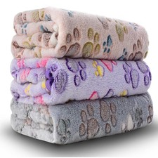 Dog Blankets for Large Dogs, 3 Pcs Dog Blanket Washable, Soft Fluffy Flannel ...