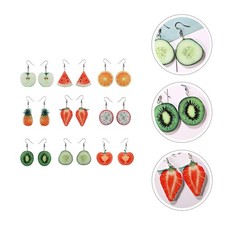 9 Paar stilvolle Ohrringe Ohrringe Ohrhöhe Styled Ohrhörer der Dame Ohrschmuck