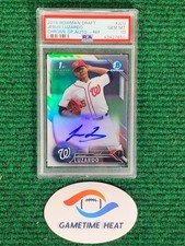 2016 Bowman Draft Chrome 1st Jesus Luzardo Auto Refractor Card Gem PSA 10 /499