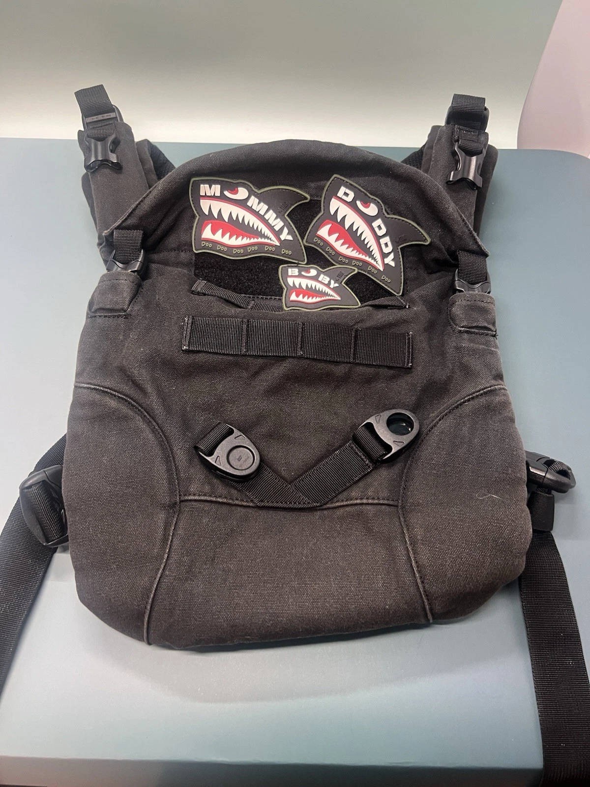 Tactical Baby Carrier for Dads – Real TBG used for 1 baby! Comes with Patches!