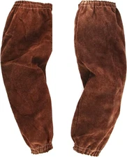 Leather Welding Sleeves, Safety Heat Resistant Arm Protection Welding Sleeves Wo