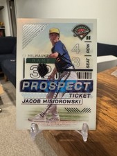 2024 Panini Prospect Edition Jacob Misiorowski PROSPECT TICKET OPTIC RC
