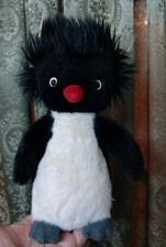 Vintage Jellycat London RONNIE ROCKHOPPER PENGUIN Rare Soft Plush Toy Cute