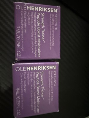 Lot Of 2- OLE HENDRIKSEN -Strength Trainer Peptide Boost Moisturizer- 0.25 fl oz