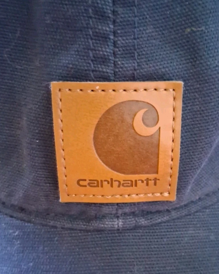 Lote de 3 gorras Carhartt para hombre gorra ajustable con tirantes algodón cuero lengüeta logotipo Foto 4 de 4