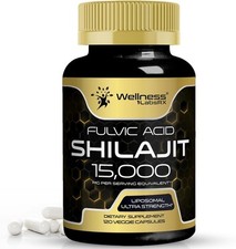Himalayan Shilajit-Caps 1500mg  Energy  Immune Support  120 Count