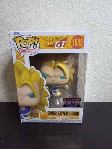 Funko Pop! Dragon Ball GT Super Saiyan 3 Goku #1633 EE Exclusive - NEW