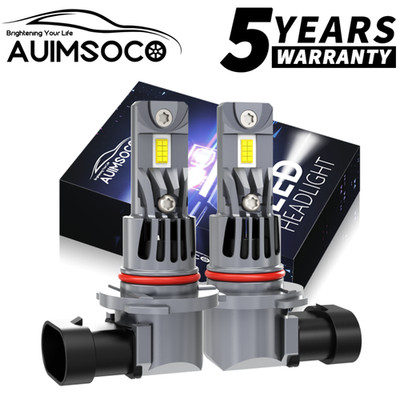 Pair 9006 HB4 2400W 360000LM Front LED Headlights Kit Low Beam Bulbs 6500K White