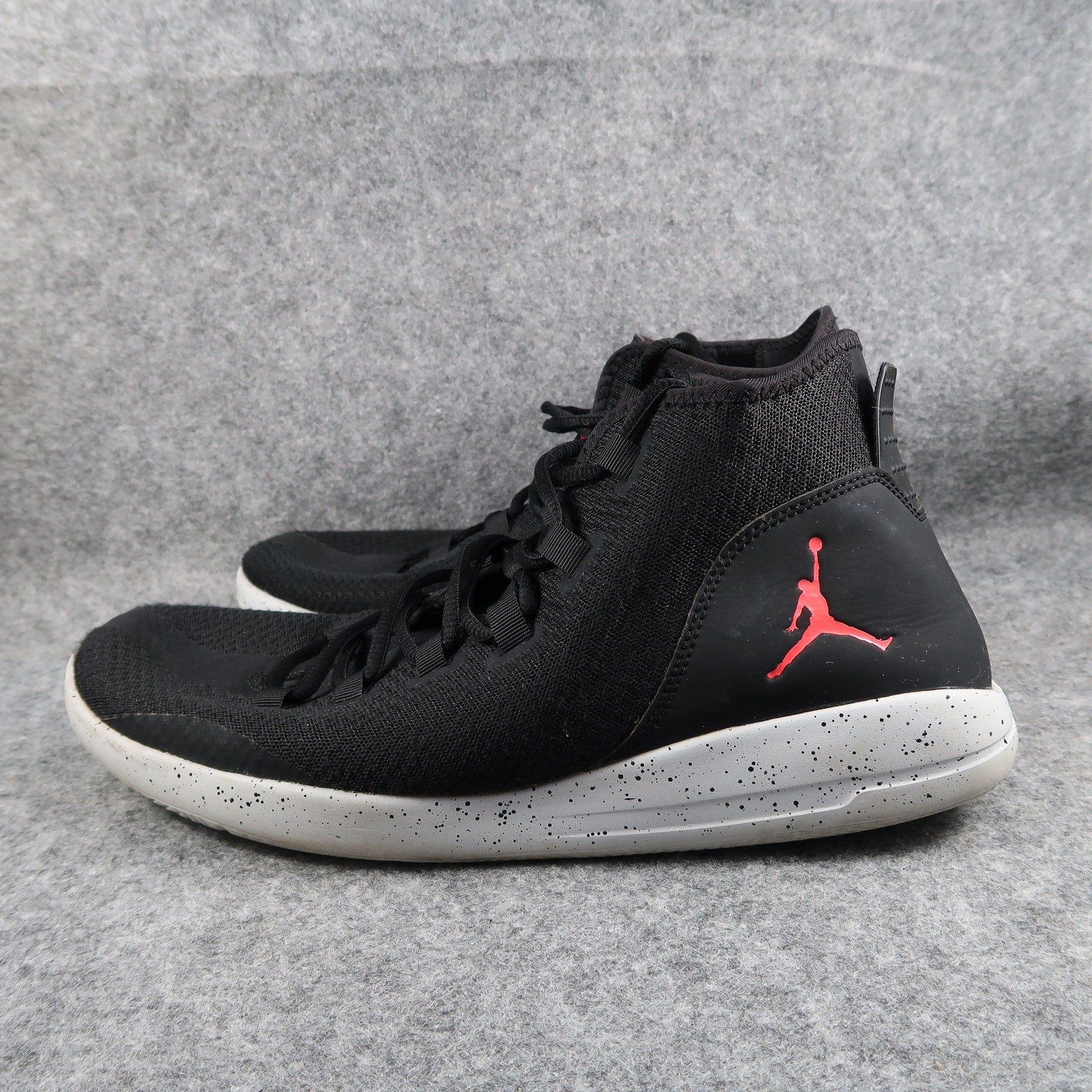 Nike Shoes Mens 12 Air Jordan Sneakers Reveal Basketball Trainers Black Athletic thumbnail 5