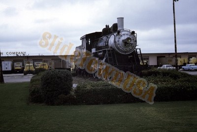 Vintage 1970 Train Slide 250 Atlantic Coast Line Steam Engine on Display X-8214