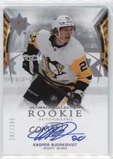 2021 Upper Deck Ultimate Collection Rookies 287/299 Kasper Bjorkqvist Auto 1qj4