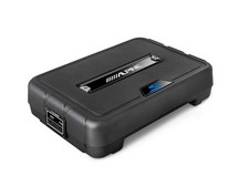 Alpine SS-SB10 Flacher 25 cm (10-Zoll) Gehäusesubwoofer geschlossen 300 Watt RMS