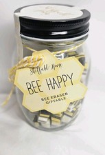 Sheffield Homes Bee Happy Rubber Mini Bee Erasers Home School Work Incentive