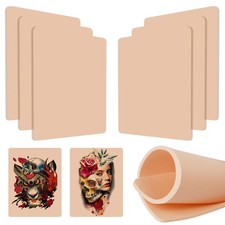 Premium Fake Skin Tattoo 3MM - Jconly 6Pcs Thick 6PCS, Brown