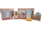 VTG. BARBIE FASHION SHOP CARDBOARD PLAYHOUSE 1960's NOT COMPLETE TLC
