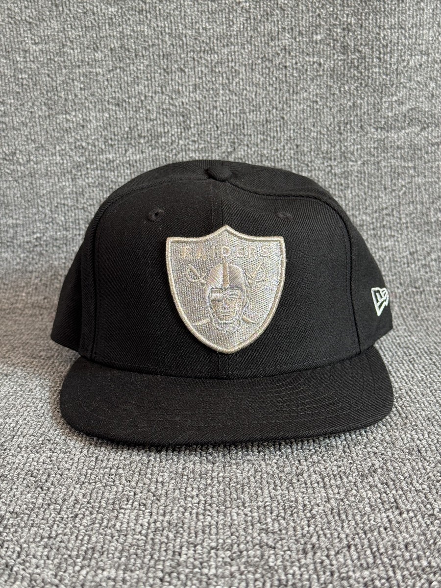 New Era Las Vegas Raiders 9FIFTY Snapback Hat Black Silver Shield One Size NFL