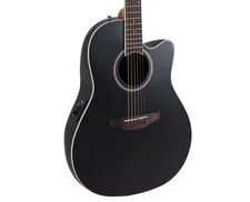 Ovation Applause AB24-5S Cutaway A/E Guitar - Black Satin - Open Box