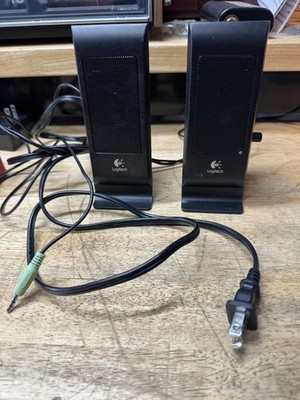 Logitech S-100 Powered Speakers Black