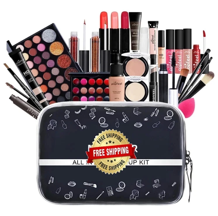 Kit De Maquillaje Para Mujer Kit Completo De Maquillaje Multiusos Set De Regalo.