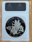 1990 CANADA SILVER_ HENRY KELSEY_ DOLLAR_ ANACS PF68